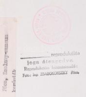 Zsabokorszky Jenő (1894-1957): Pécs 6 db fotó. Pecséttel jelzett, aláírt