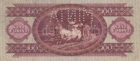 1949. 100Ft "MINTA" perforációval és nyomdai papírráncokkal T:III