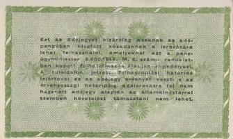 1946. 50.000AP (3x) elcsúszott nyomat T:I