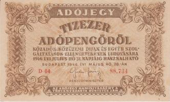 1946. 10.000AP + 1.000.000AP T:I