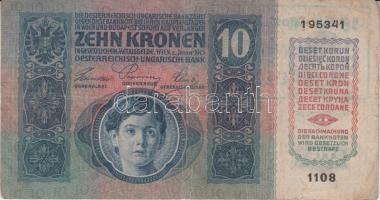 1912. 100K + 1913. 20K + 1914. 50K + 1915. 10K mindegyik nem hivatalos "Újvidék város alispán 1...