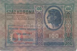 1912. 100K + 1913. 20K + 1914. 50K + 1915. 10K mindegyik nem hivatalos "Újvidék város alispán 1...