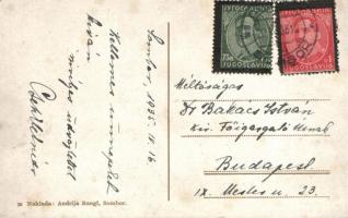 Zombor, Sombor; Muska Preparandija / school, aeroplane