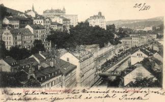 Karlovy Vary from Stephanspromenade