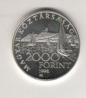 1998. 2000Ft Ag "Régi balatoni hajók II" T:BU Csak 5000db!