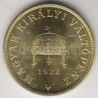 1922. 20f CuZn rozettás Artex-veret T:P 
Adamo K4.1