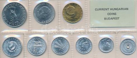 1982. 2f-10Ft 9db klf érmés forgalmi sor fóliatokban T:1