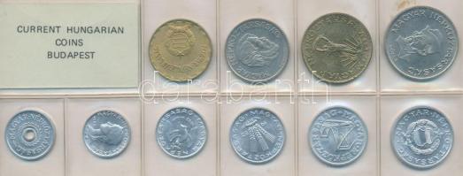1983. 2f-20Ft 10db klf érmés forgalmi sor fóliatokban T:1