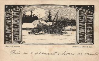 Countryside landscape s: A. Rosileht