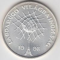 1997. 750Ft Ag "Labdarúgó VB" T:BU Csak 3000db! Dísztokban. Tanúsítvánnyal