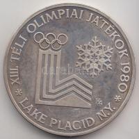 1980. 200Ft Ag "Téli olimpia - Lake Placid" piefort T:PP 
Adamo EM59