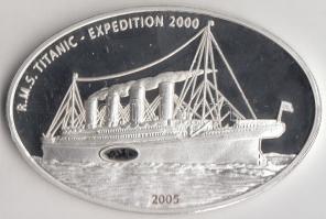 Libéria 2005. 10$ Ag (0.925) "Titanic" tokban T:PP
Liberia 2005. 10 Dollars Ag (0.925) &qu...