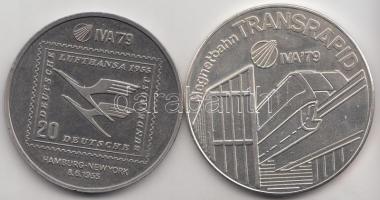 NSZK / Hamburg 1979. "Nemzetközi Közlekedési Kiállítás - Lufthansa + Lebegő mágnesvasút" f...