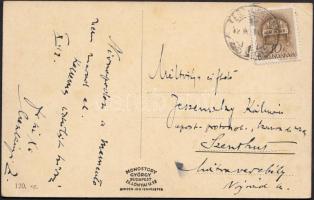 1938 Boldog Meszlényi Zoltán mártír püspök saját kézzel írt képeslapja Jeszenszky Kálmán prépostnak