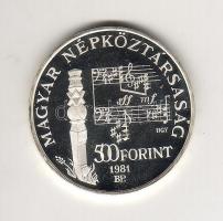 1981. 500Ft Ag "Bartók" T:PP
