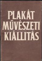 1953 Plakát művészeti kiállítás brosúrája, Ernst Múzeum, benne a kiállított plakátok képeivel