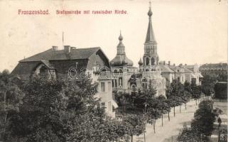 Frantiskovy Lázne Stefan street, Russian church