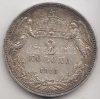 1913. 2K Ag "Ferenc József" T:2 Adamo K6