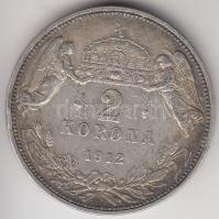 1912. 2K Ag "Ferenc József" T:2- Adamo K6