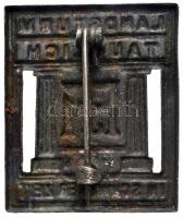 Osztrák-Magyar Monarchia 1916. "LANDSTURM TAUGLICH IN SCHWERER ZEIT 1914/16" vas sapkajelv...