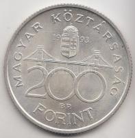 1993. 200Ft Ag "MNB" T:2 Adamo F13