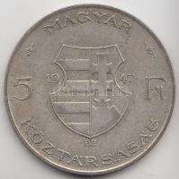 1947. 5Ft Ag "Kossuth" T:2- Adamo F8.1