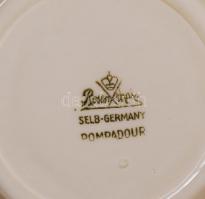 Rosenthal hiányos étkészlet és mokkás készlet, matricás, hibátlan, összese: db