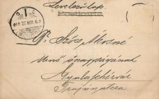 Jugend style floral art postcard Koch & Palm Serie 51