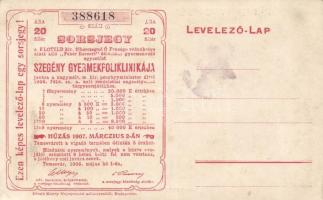 Bihari Sándor: Az ő nótája / His song, charity lottery ticket on backside (wet damage)