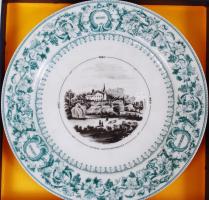 Bernardaud Limoges dísztányérok, jelzettek, matricások, hibátlanok, díszdobozban, d:21 cm összesen: ...