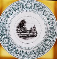 Bernardaud Limoges dísztányérok, jelzettek, matricások, hibátlanok, díszdobozban, d:21 cm összesen: ...