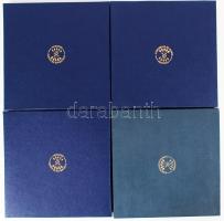 Bernardaud Limoges dísztányérok, jelzettek, matricások, hibátlanok, díszdobozban, d:21 cm összesen: ...