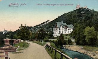Baden bei Wien, Schloss Erzherzog Eugen, Ruine Rauheneck (Rb)