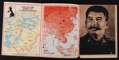 cca 1950 Népnevelők zsebtérképe. Szikra