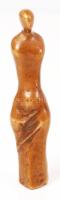 Női akt, bronz, jelzés nélkül, m:10 cm