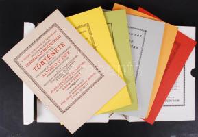 Kner reprint, 24 db füzet, Monumenta Literarum. A világirodalom kisebb remekművei legkiválóbb műfordítóink új fordításában. Szerk. Király György, a könyvdíszeket tervezte Kozma Lajos, I-II. sorozat.  Gyoma, 1921, Kner. Hasonmás kiadás, jó állapotban.