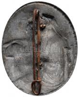 Osztrák-Magyar Monarchia 1917. "PRO PATRIA 1914-1917" Vörös Kereszt cink sapkajelvény (36x...