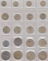 Ciprus 1980-2002. 1c-50c (20x) berakólapon T:vegyes Cyprus 1980-2002. 1 Cent - 50 Cents (20x) on sheet C:mixed