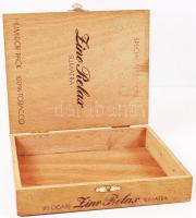 Zino Relax Sumatra fa szivar doboz, 17×14 cm