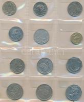 ~1960-1990. 13db vegyes fémpénz különböző országokból T:vegyes ~1960-1990. 13pcs of mixed coins from different countries C:mixed