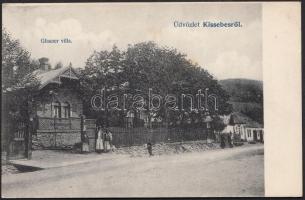 1911 Kenessey Kálmán geofizikus, meteorológus saját kézzel írt képeslapja Cholnoky Jenőnek