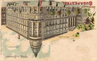 Budapest V. Nemzeti Színház litho (EB)