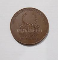 1955. "MASZ-Atl. Versenyek-Budapest" nagyalakú Br plakett T:2