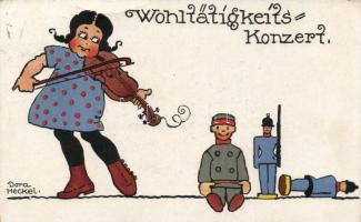 'Wohltätigkeits Konzert' / 'Charity Concert' humour, s: Dora Heckel (fa)
