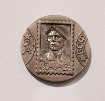 Szovjetunió 1981. "Moszkva-Filatéliai kiállítás" nagy fém plakett T:2