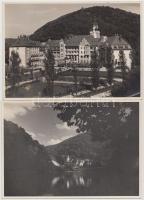 cca 1940-1950 Horváth József: Lillafüredi kastély, 3 db fénykép, 13x18 cm.