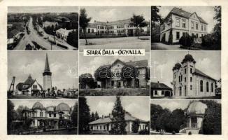 Ógyalla, Stará Dala; synagogue, railway station