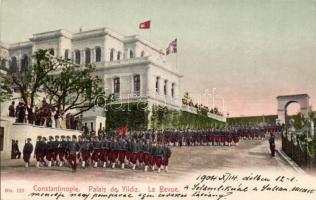 Constantinople, Palais de Yildiz, La Revue / military parade
