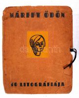 Márffy Ödön (1878-1959): 10 litográfiája, csak a borító!!, Csinszka, cinkográfia, karton, 14×11 cm borító viseltes állapotban, 48×39 cm