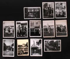 1943 Sepsiszentgyörgy 24 db fotó, rajtuk Szent Jobb körmenet, Márton Áron püspök és egyéb érdekesség...
